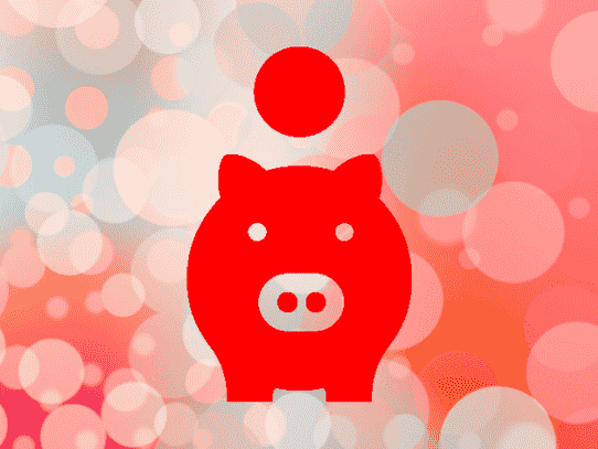 Rotes Sparschwein Rotes Sparkschwein
