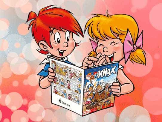 Didi und Dodo lesen das KNAX Heft Didi und Dodo lesen das KNAX Heft