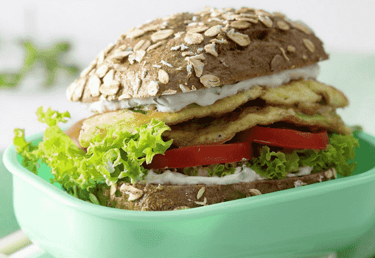 Omelett-Burger