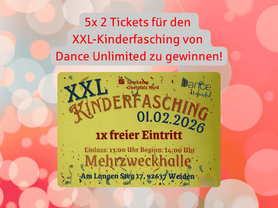 Verlosung XXL Kinderfasching
