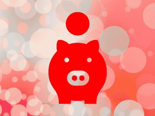 Rotes Sparschwein Rotes Sparkschwein
